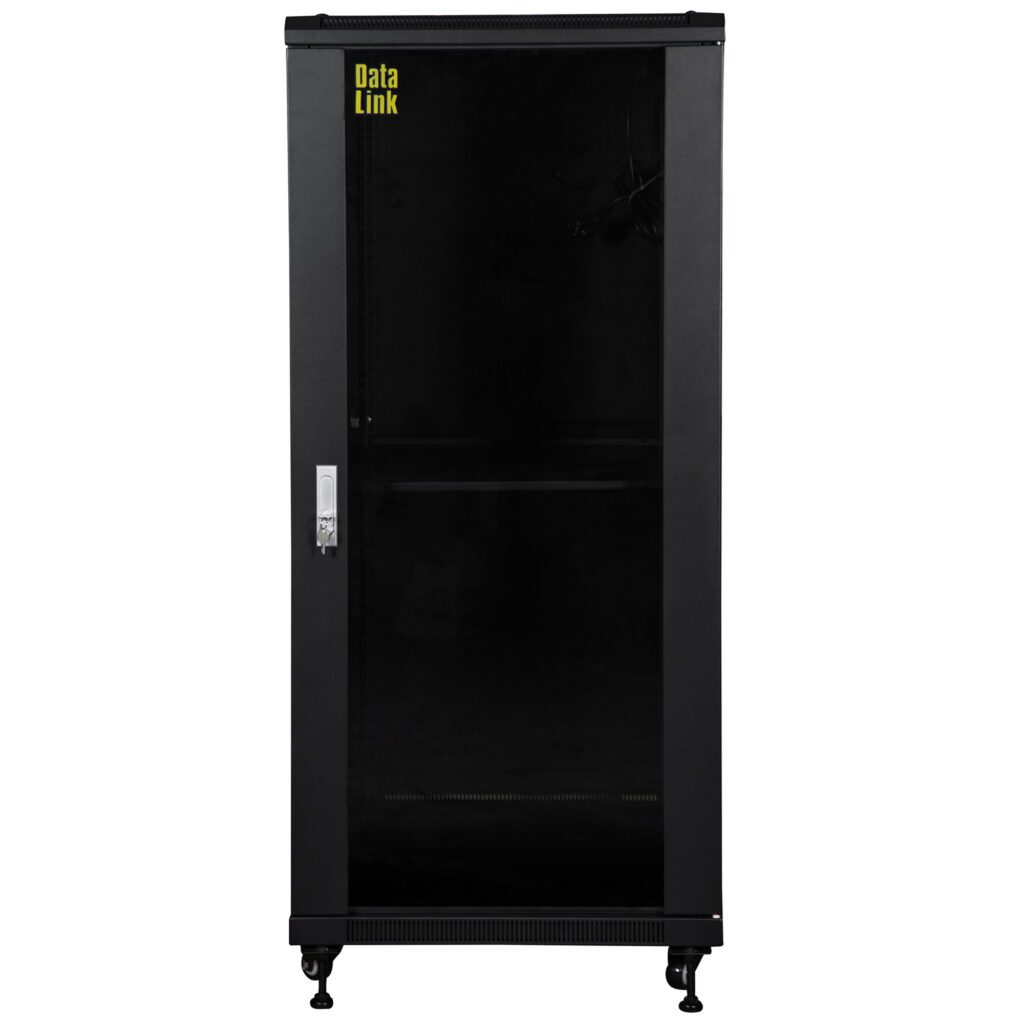 Flight Rack 22u Rack 22U, DataLink, 800x800 mm, montare pe podea, neasamblat, negru ...